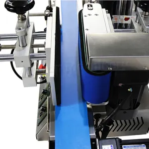 MT-100 Desktop Automatische Metalen Bier Kan Sticker Labeler Essentiële Olie Plastic Ronde Fles Jar Etikettering Machine