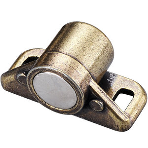 Zinc Alloy Magnetic Cabinet <b>Door</b> Catcher Antique Bronze Traditional Style For Solid Wood Furniture Cabinets - Product Image 1