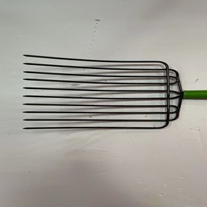 Tenedor de excavación de acero de calidad con mango Longwood, rastrillo de mano para jardinería agrícola con diez dientes - Product Image 2