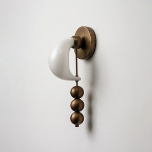 Vintage Abacus <b>Wall</b> Lamp Led E26 <b>Switch</b> Control Bedroom Bedside <b>Lighting</b> Wabi Sabi Style Villa Decor - Product Image 2