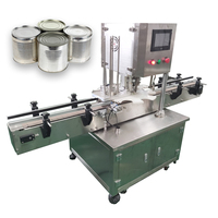 Máquina automática de sellado de latas de soda no rotativa automática