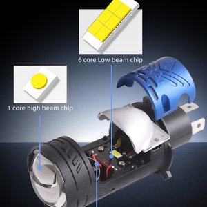 Sanvi G3 12V 5500K 35W <b>H4</b> Mini LED Projector Lens Headlights for Automotive Fit for Hilux Universe Fit Models New - Product Image 4