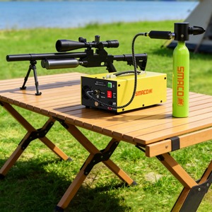 Compresor de Aire Portátil de Alta Presión SMACO Shoe Box-1A 310 Bar 350W con Apagado Automático para Rifles de Aire PCP - Product Image 1
