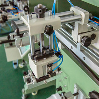 Container Printing Round Square Flat Perfume Wine Cosmetic Bottle Silk Screen Printer Semi Automatic Screen Printing Machine