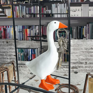 Ornement de Canard Magnétique Écologique et Créatif en Résine, Stockage de Canard Simulé, Décoration Artisanale de Canard Magnétique, DIY Unique - Product Image 3