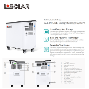 All in One Hybrid 30Kw <b>Generator</b> 1MW <b>Solar</b> Energy Storage System 3Kva 5KW 6KW 8KW 12KW Power Setup for Home - Product Image 3