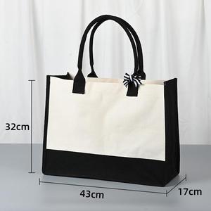 Nhiều Màu Bông <span class=keywords><strong>Tote</strong></span> Mang Theo Túi Tái Sử Dụng Biểu Tượng Tùy Chỉnh In Mua Sắm Vải Cho Phụ Nữ Túi Xách Thân Thiện Với Môi Mua Sắm Túi - Product Image 5