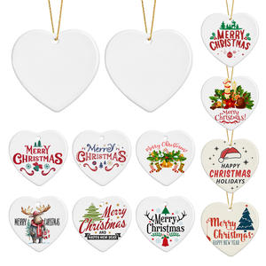 Рождественский декоративный кулон в форме сердца, дерева - Product Image 2