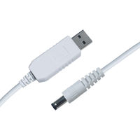 Cable de aumento USB a CC, convertidor de potencia de extensión de 5V a 12V, 5,5x2,1mm, 5,5x2,5mm, Wifi, enrutador, módem