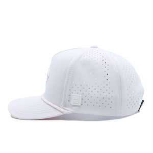 Gorra de Golf Personalizada de Cinco Paneles para Adultos y Niños, Impermeable, con Perforaciones Láser, Estilo Cuerda, Tela con Imagen - Product Image 3