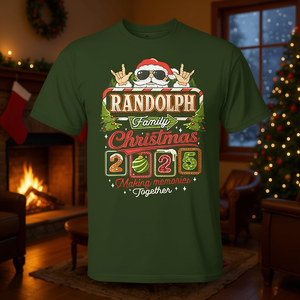 Maglietta della famiglia Randolph per Natale 2025: Crea ricordi insieme - Product Image 3