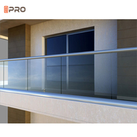 Pièces de garde-corps en aluminium de haute qualité, garde-corps d'escalier intérieur, poteau de balustrade en acier inoxydable pour garde-corps en verre, garde-corps de balcon en aluminium