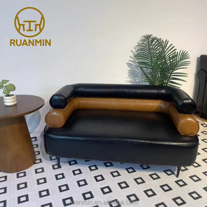 الحانات الأمريكية والأوربية النوادي الليلية وصالات السيجار والفنادق والمقاهي والمطاعم نادي كبير ، أرائك جلدية مريحة - Product Image 6