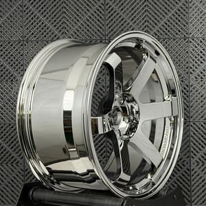 Jantes forgées triple chrome 5x114.3 17 18 19 20 pouces concaves Volk Racing TE37 Saga pour Honda Civic Accord <span class=keywords><strong>Toyota</strong></span> Lexus - Product Image 3