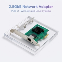 Adaptateur Ethernet PCI Express X1 2,5 Gigabit, carte réseau LAN RJ45 avec démarrage PXE UEFI pour Windows Linux