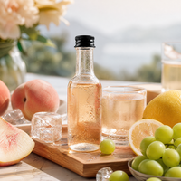 Groothandel wijnvormige voedselveilige PET-flesverpakking voor sap, frisdrank, energydrank, champagne, mineraalwater en drankenverpakkingen