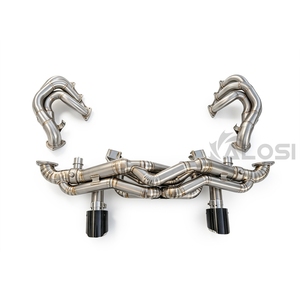 Válvula de Escape de Aleación de Titanio Compatible con Porsche 718 GT4 RS 4.0 2021, Sistema de Escape con Mejora Sonora Opcional, Colector de Escape - Product Image 2