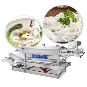 Chinese Flat Rice Noodle Machine Ho Fun Noodle Equipment Steamed Rice Noodle Making Machine