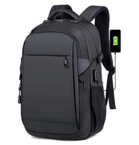 OEM 15.6 Inch Black <b>Laptop</b> <b>Backpack</b> Waterpoof Nylon Multi Pocket Daypack Low Moq Customer logo Anti Theft <b>Backpack</b> with Usb - Product Image 1
