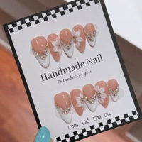 2026 10 pièces Faux ongles artisanaux à presser de haute qualité, vente en gros