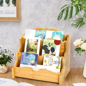 Thân thiện với môi Tre 3 tầng đứng hiển thị thiệp chúc mừng, bưu thiếp lý tưởng cho các chương trình thủ công, quầy bán lẻ - Product Image 5