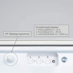 Tube LED Lumière du Jour IP65 Étanche à l'Humidité Lumière Tri-étanche avec Détecteur de Mouvement 7.5W Lampe de Secours Étanche pour Entrepôt - Product Image 4