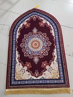 Wholesale Custom Size Print Color logo Rug Luxury Muslim Prayer Mat Gift Set