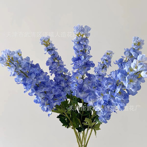 Flor Artificial de Delphinium Jinxi de 75 cm, Flor de Seda para Decoración de Bodas y Decoración del Hogar - Product Image 4