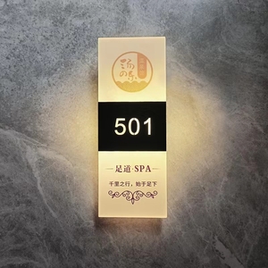 Customized Transparent Acrylic House <strong>Number</strong> Plaques Sign Plates House Signs with Aluminum Plastic Backing <strong>Panels</strong> - Product Image 6