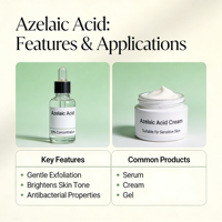 Poudre d'acide azélaïque blanc pur à 99 % de haute qualité (CAS 123-99-9) de qualité cosmétique, pour l'élimination de l'acné et des taches de rousseur, marque Simero, origine Chine, durée de conservation 2 ans