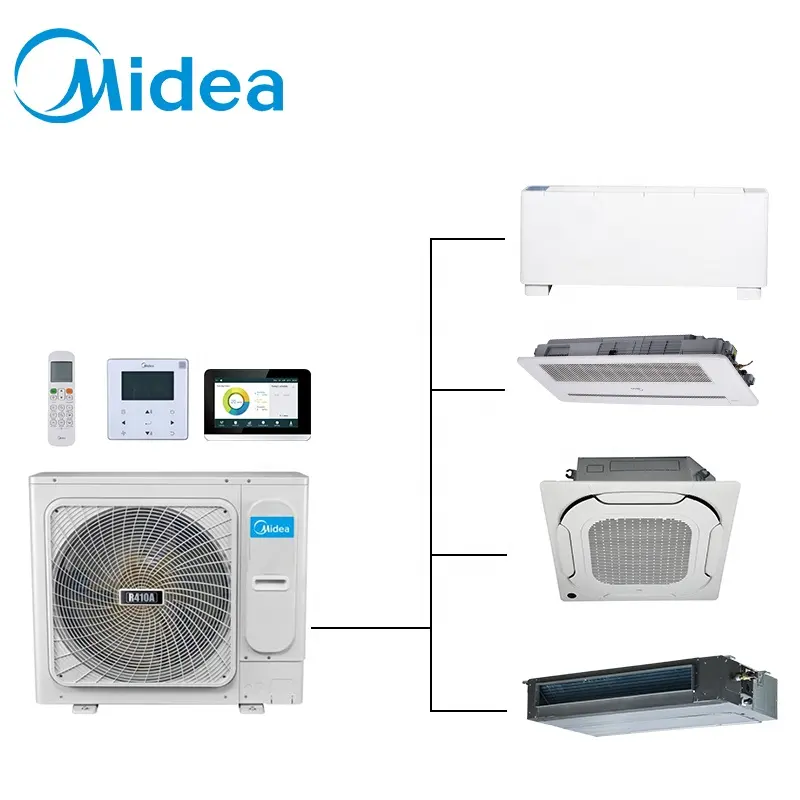 Midea R410a 36000 btuミニスプリットエアコンオフィス用