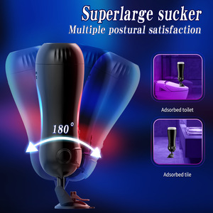 Coupe de masturbation masculine intelligente à aspiration automatique, vibration, commande vocale, Bluetooth, étanche et mains libres |   Jouet sexuel électrique pour adultes hommes - Product Image 4