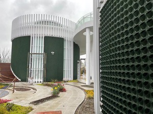 Green Wall Flower <b>Planter</b> Vertical Garden Hanging Plant Pot PP <b>Plastic</b> Modular Green Wall <b>Planter</b> for Home Hotel Mall - Product Image 3