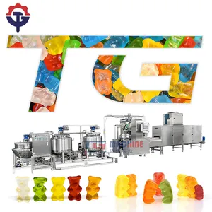 Gummy Candy Maker Rietappel Drop Grote Jelly Nieuwe Ontwerp Productie Machine Lolly Handel