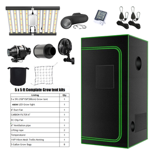 Kit Completo de Cultivo en Interior de 3x3 pies, 4x4 pies, 5x5 pies, <span class=keywords><strong>Invernadero</strong></span> Hidropónico con Luces LED <span class=keywords><strong>para</strong></span> <span class=keywords><strong>Plantas</strong></span>, Kit de Cultivo de Plántulas - Product Image 6