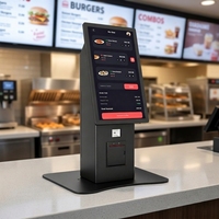 Kiosco de Pago de 15.6 Pulgadas, Tableta de Autoservicio con Android 14, Terminal Punto de Venta de Sobremesa o de Piso, Tableta para Kiosco de Pago