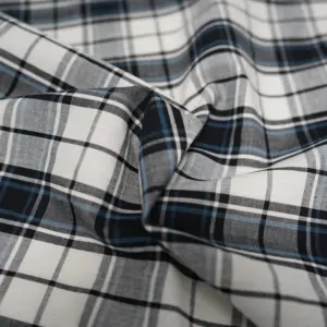 Fabbrica OEM ODM a buon mercato all'ingrosso tessuto di cotone filato tinto tessuto a quadri per camicia