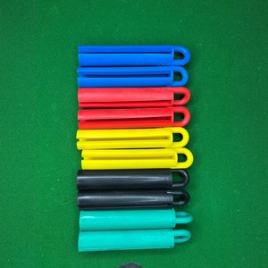 Soporte para tacos de billar, varillas cortas de 10 cm, 12 piezas, color aleatorio, material ABS, para almacenamiento y exhibición de tacos, accesorio para estuche. - Product Image 1