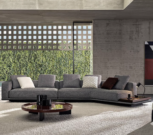 Juego de Sofás de Bambú Ecológico Moderno y Lujoso para Sala de Estar con Sillones Tipo Trono y Mesas Auxiliares, Muebles para el Hogar - Product Image 1