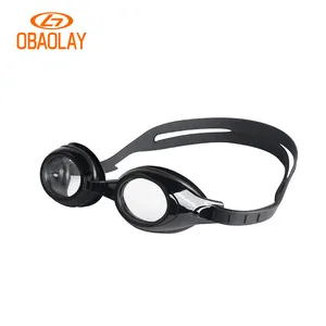 Popüler PC lensler renkli silikon anti sis su geçirmez göz koruma UV koruma yetişkin yüzme gözlükleri