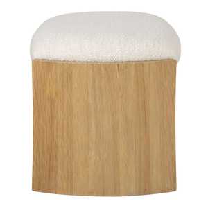 Pouf scandinave moderne, <span class=keywords><strong>banc</strong></span> rembourré en tissu avec pieds en bois, <span class=keywords><strong>petit</strong></span> ottoman en bois pour salon - Product Image 5