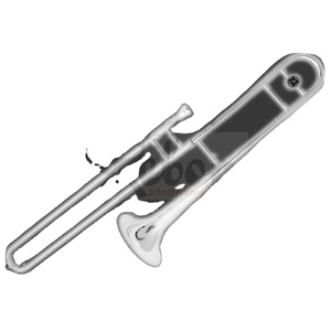 Weifang Rebon barato Bb clave diapositiva Tenor Trombone - Product Image 1