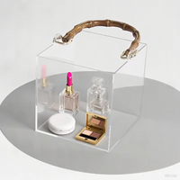 Boîte d'emballage cadeau en acrylique portable pour présentoir de bonbons pleine lune poli moderne pour la fête du nouvel an pour le stockage