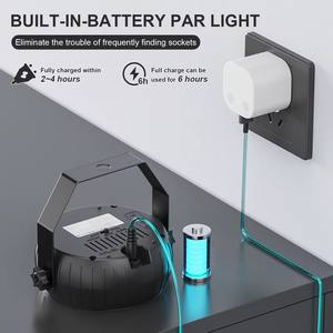 Portátil 100W DMX512 Feixe Projetor RGBW <span class=keywords><strong>36</strong></span> <span class=keywords><strong>LED</strong></span> Flat <span class=keywords><strong>Par</strong></span> Pode Luzes de Palco para Discotecas para Decoração Night Club - Product Image 2