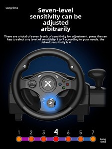 Tay lái trò chơi đua xe <span class=keywords><strong>PC</strong></span>/TV-Thiết bị lái mô phỏng cho PS4, Xbox & Android Box, Bộ điều khiển trò chơi chuyên nghiệp - Product Image 6