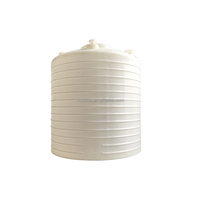 Récipient de liquide en plastique robuste de 1320 gallons vanne de réservoir d'eau propre baril d'eau durable de forme arrondie extérieur
