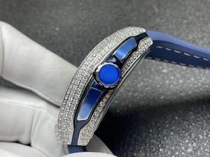 Reloj Mecánico Automático de Diseño Clásico, Noble y de Alta Calidad, con Cronógrafo y Diamantes Completos, a la Moda - Product Image 5