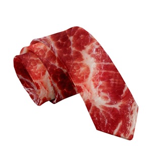 Dasi Polyester 3D Motif Bunga Geometris Gaya Kasual Cepat Kering Grosir Besar Dasi Cetak Kustom - Product Image 3