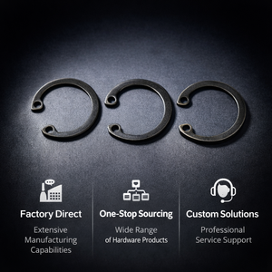 Anneau de retenue interne DIN 472, en acier au carbone noir, diamètre intérieur 5,5 mm, diamètre extérieur 27 mm - Product Image 1