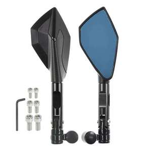 Rétroviseur latéral de <span class=keywords><strong>moto</strong></span> 8mm 10mm pour Yamaha R1 R3 R125 FZ6 FZ1 FAZER XV 950 <span class=keywords><strong>MT07</strong></span> MT09 - Product Image 1